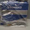 TOMSHOO Adjustable Inline Skates for Kids Outdoor Roller Skates with Full Light Up Wheels Roller Blades for Girls and Boys Birthday Gift (Small - Little Kid (10C-13C), Blue)