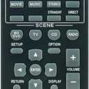 RAV334 WT92700 Replacement Remote Control Commander Compatible with Yamaha A/V Receiver RX-V567 RX-V567BL YHT-693 RX-V467 RX-V467BL YHT-893 HTR-5063 HTR-5063BL HTR-4063 HTR-4063BL YHT-693 RXV567