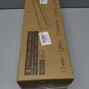 FLYJOE Picture Ledge Shelf, Small Floating Shelves Set of 8, 16 Inches Nursery Book Shelves for Toys Storage, Kids Bookshelf Wall Mounted for Living Room Bedroom Decor Books Photo Frames, Cool Black