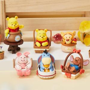 MINISO Winnie The Pooh Collection Take Me On a Tour Figure Model Blind Box Random Design Box Toy Collectible Toy for Home Decor Birthday Gifts (Random One Figure)