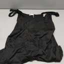 Ekouaer Rompers for Women 2026 Fashion Ribbed Knit Jumpsuit Scoop Neck Loose Outfit Wide Leg Summer One Piece Shortalls, XL, Black