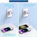 USB C Charger Block,3Pack 20W Dual Port USB C Wall Charger Plug Fast Charging Adapter USB A Quick Charging Brick Plug for iPhone Air/17 Pro Max/16E/16 ProMax/16Plus/15/14/13/12/11/XS,iPad Pro,AirPods