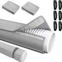 2 Packs Portable Air Conditioner Hose Cover, Portable AC Hose Duct Vent Insulation Sleeve AC Hose Insulated Cover Wrap for 5" & 5.9" Diameter AC Exhaust Hoses Tube for Heat Reduction, Gray