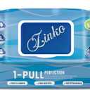 ZINKO's Flushable Wipes, Extra Large, Unscented, 42 Count, with Vitamin E and Aloe (3 Pack)