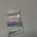 4 PCS Wheat Straw Foldable Hair & Makeup Comb: Portable, Eco-Friendly, For Men & Women - Perfect for Travel