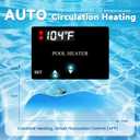NEWTRY 5.5KW SPA Heater, 220V Electric Pool Heater Hot Tub Thermostat