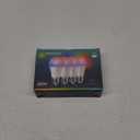 luckystyle Smart Light Bulbs, 9W A19 E26 800LM WiFi Bluetooth LED Bulbs Compatible with Alexa, Google Assistant & Home, 16 Million Colors Music Sync Color Changing Dimmable RGBWW Lights Bulb (4)