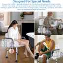 Shower Chair Caddy, Shower Caddy For Chair, Bathroom Showers Basket for Elderly, Pregnant, Patient, Handicap