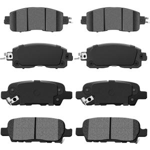Front Rear Ceramic Brake Pads Sets D1650 D905 Replacement For Nissan Altima 2013 2014 2015 2016 2017 2018 2019 2020 2021 2022 2023