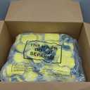 Tanlade 240 Pcs Individually Wrapped Sponges Kitchen Bulk Non Scratch Scouring Sponges for Dishes Household Cleaning Travel Apartments Hotel Car (Yellow Green)