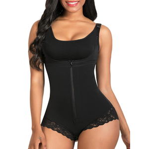 SHAPERX Women's Fajas Colombianas Shapewear Postpartum Tummy Control Body Shaper Butt Lifter Bodysuit, XL