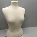 SHAREWIN Mannequin Torso Dress Form 40.55-73.23 Inch Height Adjustable Female Model Display Mannequin Body with Metal Bracket and Rectangular Base for Sewing Dressmakers Dress Jewelry Display, Beige