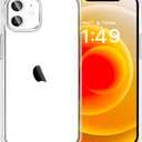 JJGoo Compatible with iPhone 12 and iPhone 12 Pro Case Clear, 2.5mm Thickness Heavy Duty Transparent Soft Anti-Scratch Protective Shockproof Bumper Cover Phone Case