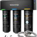 Waterdrop TSA 8 Layer Under Sink Water Filter System, Under Sink Water Filtration System, Reduces PFAS, PFOA/PFOS, Fluoride, Chlorine, Bad Taste & Odor, NSF/ANSI 42 Certified, Direct Connect to Faucet