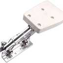 Hoffen Boat Outboard Motor Bracket, Aluminum Marine Boat Engine Surpport, Heavy Duty Outboard Motor Stand with White Mounting Plate