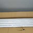 BBOUNDER 10 Pack 4FT LED Wraparound Light with 3CCT Selectable, 4000K/5000K/6500K, Super Bright 5500LM 50W 4 Foot Fluorescent Fixture, Flush Mount Office Ceiling Light for Kitchen Garage, White