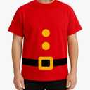 1 Set Dwarf Gnome Costumes Dwarf T Shirt with Beanies Hats for Halloween Fancy Adult Party Costume Cosplay L