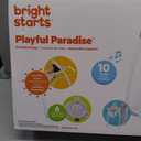 Bright Starts Playful Paradise Portable Compact Automatic Baby Swing with Music, Unisex, Newborn +