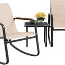 LAWN CHAIRS AND SMALL TABLE