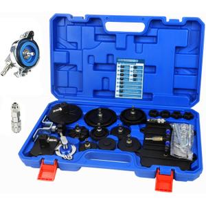 12 PCS Brake Master Cylinder Bleeder Kit Brake Master Cylinder Adapter Kit Brake Bleeder Kit 12PCS Brake Bleeder Adapter Set with 1 Japanese Quick Connector