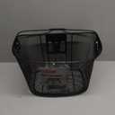 Schwinn Quick Release Wire Bike Basket, Black, Weather Resistant, Folding Handle for Hand Carry, Fits Most Adult Bicycles, Includes Mounting Hardware, Bicycle Basket for Adult Bikes, Medium