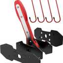 Brake Caliper Compression Tool with Extra 2PCS Large Plates 1.57"-2.95" for Disc Brake Pad Spreader,Caliper Piston Compressor Tool with 4 Brake Caliper Hanger Hooks,Car Brake Repair Tool Red