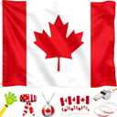 2 x 2026 World Cup Fan Accessories Kit, 7 PCS World Soccer Sport Cup Gear Set, World Cup Merchandise for Soccer Party Decorations, Stadium Events, Watch Party, Home Cheering