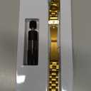 Thin Band Compatible with Apple Watch 40mm 38mm 41mm 42mm 44mm 45mm 49mm, Premium Stainless Steel Metal Replacement Adjustable Wristband Strap for iWatch Ultra SE Series 9/8/7/6/5/4/3/2/1 Women (Gold)