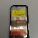 CENHUFO Privacy for iPhone 16 Case [Compatible with Magsafe] Full Body Phone Case Built-in 9H Tempered Glass Privacy Screen Protector and 360 Spin Magnetic Stand Ring, Camera Lens Cover - Black