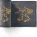 MY DRAP Cotton Cloth Cocktail Napkins Bells Xmas (4.3 x 4.3 in - 50 Per Roll - Cotton) Perfect for Hosting Christmas, Xmas, Holiday, Parties and Events