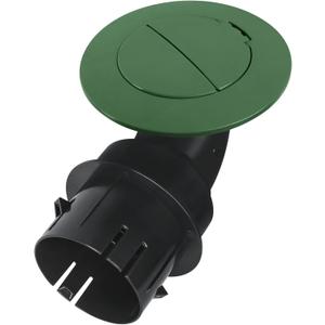 422G Pop Up Drainage Emitter with Elbow Adapter | Fits 3 & 4 Inch Drain Pipes, Works with Catch Basins Yard Lawn Drainage SystemsGreen