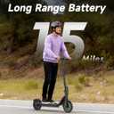 VOLPAM Adult Electric Scooter, 350W/500WPowerful Motor &19 MPH Top Speed, 21-23Miles Long Range, Folding E Scooter Choice