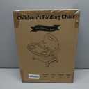 Booster Seat for Kitchen Chair, 3-in-1 Foldable Baby Booster Seat with Removable Dual Tray & 3-Point Harness, Portable Toddler Booster Chair for Dinning Table, Travel, Outdoor Camping, Green