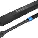 1/2-Inch Drive Click Torque Wrench, Dual-Direction Click Professional Torque Wrench 10-170FT.LB/13.6-230.5N.M, Dual Range Scales Graduated in FT.LB and N.M, Blue