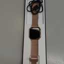 MorePro Health Fitness Tracker with 24/7 Heart Rate/Blood Pressure Monitor, Blood Oxy-gen/Sleep Tracking, 120+ Sports Activity Tracker, Smart Watch (Make/Answer Call) with Step Counter for Women Men (Rose Gold)