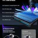 JSAUX Obsidian AR Tempered Glass Screen Protector for Switch 2 with Easy-Install Guide Frame, High Transparency AR Coating, 9H+ Hardness, Bubble Free, Anti Fingerprint, Shatter Resistant 1 Pack