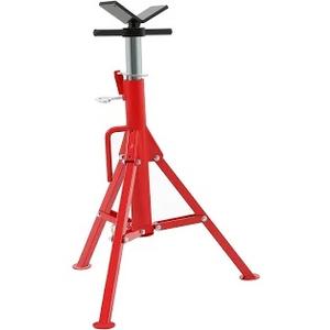 2500Lb Steel V-Head Pipe Stand Folding Tripod Pipe Jack Stand Height Pipe