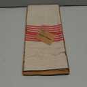 Solino Home Stripe Linen Table Runner 72 Inches Long - 100% Pure Linen Red and Natural Farmhouse Table Runner 14 x 72 Inch for Dining, Dresser, Mothers Day, Spring, Summer