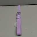 Wisedog Waterproof Dog Collar, Adjustable Soft Rubber Coated Webbing, Odor-Proof and Easy to Clean for Dogs, with Airtags Case(M|12"-16" 4/5 in, Lilac)