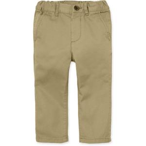 The Children's Place baby boys And Toddler Stretch Skinny Chino Pants Jeans, Flax Single, 9-12 Months US