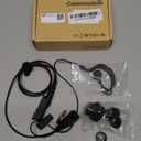 Commountain XPR 3500e XPR 3300e Earpiece with Mic Compatible for Motorola Radios XPR3300e XPR3500e XPR3300 XPR3500, G Shape Headset with PTT Microphone, Fit Left or Right Ear