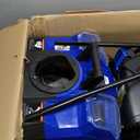 Snow Joe 24V IONMAX Cordless Snow Blower with Electric Engine Type for Yard, Lawn, Patio, Garden, and Outdoor Spaces, Blue, 24V-X2-SB18-GO