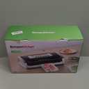 Bonsenkitchen Vacuum Sealer Machine, Globefish Technology for Perfect Vacuum Sealing, Powerful Low-Noise Food Vacuum Sealer with Easy Handle Design, Built-in Cutter & Bag Storage, 1 Bag Roll & 10 Bags (Silver Black)