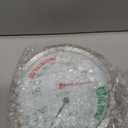 Stainless Steel Sauna Hygrometer Thermometer with Color-Coded Dial 5" Large Display,70-250F, 0-100%,Heat-Resistant,Easy to Read Humidity Temperature Gauge for Home Spa, Steam Rooms