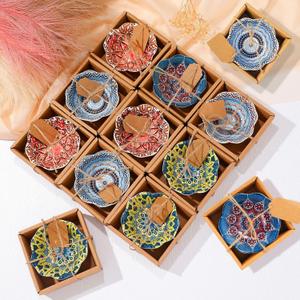 12 Pcs 3.3 Inches Small Ceramic Bowls Wedding Favors for Guests Bulk Mexican Salsa Bowl Dipping Boho Pottery Dishes for Bridal Shower Gifts Rustic Souvenirs