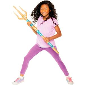 Disney The Little Mermaid King Triton’s All-Powerful Trident, 36 Inches Long with Motion Activated Lights and Sound Effects! Command The Seas Like King Triton!