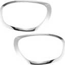 ACROPIX Front Left Right Headlamp Bezel Headlight Cover Decor for Mini Cooper Countryman 2017-2021 Headlight Trim Bezel 51137388117 Plating 1Set Car Parts