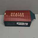 Heated Gloves for Men, Women Rechargeable with 7.4V 3000mAh Battery Waterproof, Fingless Heated Mittens for Winter Work Typing with Light-Off Design (Small)