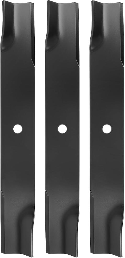601124 Mower Blades Compatible with Hustler 54" Deck, 797696 High Lift Blades for Hustler Raptor SD, Fastrak, Super Z Series Lawn Mower, Replace for 92-208 601012 797712 (3 Pack)