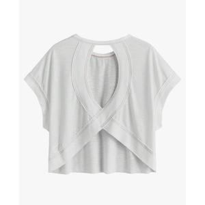 SOLY HUX Women Open Back Tops Workout Backless Tee Casual Athletic Shirts Short Sleeve Oversized Gym T Shirt, White, M SOLY HUX Women Open Back Tops Workout Backless Tee Casual Athletic Shirts Short Sleeve Oversized Gym T Shirt, White, M